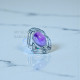 Amethyst 925 Sterling Silver Ring (MYSBR-249) Amethyst 925 Sterling Silver Ring (MYSBR-249)