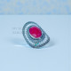 Ruby 925 Sterling Silver Ring (MYSBR-250) Ruby 925 Sterling Silver Ring (MYSBR-250)