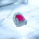 Ruby 925 Sterling Silver Ring (MYSBR-254) Ruby 925 Sterling Silver Ring (MYSBR-254)