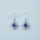 Amethyst 925 Sterling Silver Earrings (MYSE-169) Amethyst 925 Sterling Silver Earrings (MYSE-169)