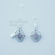 Rose Quartz 925 Sterling Silver Earrings (MYSE-170) Rose Quartz 925 Sterling Silver Earrings (MYSE-170)