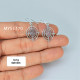 Rose Quartz 925 Sterling Silver Earrings (MYSE-170) Rose Quartz 925 Sterling Silver Earrings (MYSE-170)