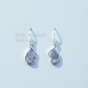 Rose Quartz 925 Sterling Silver Earrings (MYSE-181) Rose Quartz 925 Sterling Silver Earrings (MYSE-181)
