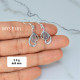 Rose Quartz 925 Sterling Silver Earrings (MYSE-181) Rose Quartz 925 Sterling Silver Earrings (MYSE-181)