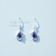 Amethyst 925 Sterling Silver Earrings (MYSE-182) Amethyst 925 Sterling Silver Earrings (MYSE-182)