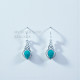 Turquoise 925 Sterling Silver Earrings (MYSE-183) Turquoise 925 Sterling Silver Earrings (MYSE-183)