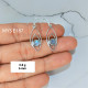 Moonstone 925 Sterling Silver Earrings (MYSE-187) Moonstone 925 Sterling Silver Earrings (MYSE-187)
