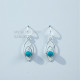 Turquoise 925 Sterling Silver Earrings (MYSE-188) Turquoise 925 Sterling Silver Earrings (MYSE-188)