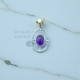 Amethyst 925 Sterling Silver Pendant (MYSP-270) Amethyst 925 Sterling Silver Pendant (MYSP-270)