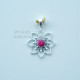 Ruby 925 Sterling Silver Pendant (MYSP-272) Ruby 925 Sterling Silver Pendant (MYSP-272)