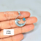 Labradorite 925 Sterling Silver Pendant (MYSP-282) Labradorite 925 Sterling Silver Pendant (MYSP-282)