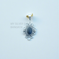 Labradorite 925 Sterling Silver Pendant (MYSP-288) Labradorite 925 Sterling Silver Pendant (MYSP-288)