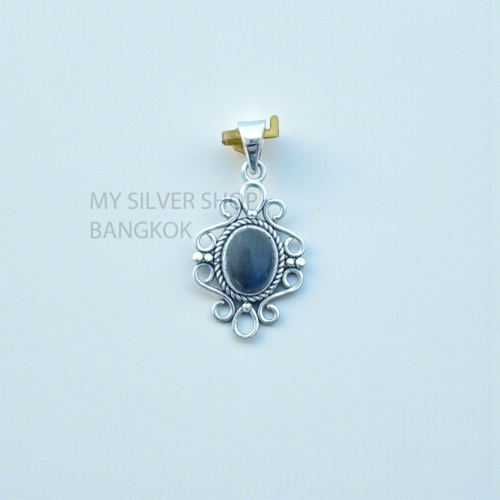 Labradorite 925 Sterling Silver Pendant (MYSP-288) Labradorite 925 Sterling Silver Pendant (MYSP-288)