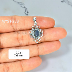 Labradorite 925 Sterling Silver Pendant (MYSP-288)