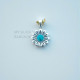 Turquoise 925 Sterling Silver Pendant (MYSP-289) Turquoise 925 Sterling Silver Pendant (MYSP-289)