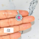 Ruby 925 Sterling Silver Pendant (MYSP-290) Ruby 925 Sterling Silver Pendant (MYSP-290)