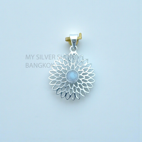 Moonstone 925 Sterling Silver Pendant (MYSP-292) Moonstone 925 Sterling Silver Pendant (MYSP-292)