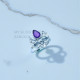 Amethyst 925 Sterling Silver Ring (MYSSR-258) Amethyst 925 Sterling Silver Ring (MYSSR-258)
