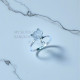 Rainbow Moonstone 925 Sterling Silver Ring (MYSSR-261)