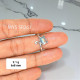 Rainbow Moonstone 925 Sterling Silver Ring (MYSSR-261)