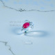 Ruby 925 Sterling Silver Ring (MYSSR-264)