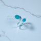 Turquoise 925 Sterling Silver Ring (MYSSR-267) Turquoise 925 Sterling Silver Ring (MYSSR-267)
