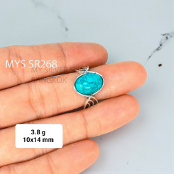 Turquoise 925 Sterling Silver Ring (MYSSR-268)