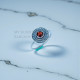 Garnet 925 Sterling Silver Ring (MYSSR-272) Garnet 925 Sterling Silver Ring (MYSSR-272)