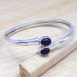 Black Onyx 925 Sterling Silver Ring (SJWB-21) Black Onyx 925 Sterling Silver Ring (SJWB-21)