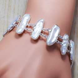 Pearl 925 Sterling Silver Bracelet (SJWBR-110)