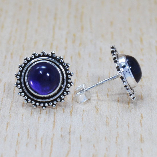 Amethyst 925 Sterling Silver Earrings (SJWES-211) Amethyst 925 Sterling Silver Earrings (SJWES-211)