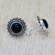 Black Onyx 925 Sterling Silver Earrings (SJWES-213)