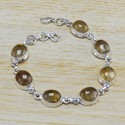 Quartz 925 Sterling Silver Bracelet (WB-6471)