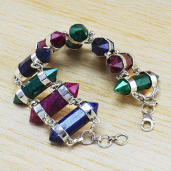 Sapphire 925 Sterling Silver Bracelet (WB-6475)