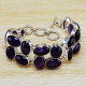 Amethyst 925 Sterling Silver Bracelet (WB-6476) Amethyst 925 Sterling Silver Bracelet (WB-6476)