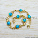 Turquoise 925 Sterling Silver Bracelet (GBR-558) Turquoise 925 Sterling Silver Bracelet (GBR-558)