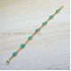 Turquoise 925 Sterling Silver Bracelet (GBR-558) Turquoise 925 Sterling Silver Bracelet (GBR-558)