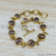 Golden Rutile 925 Sterling Silver Bracelet (GBR-565) Golden Rutile 925 Sterling Silver Bracelet (GBR-565)