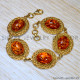 Amber 925 Sterling Silver Bracelet (GBR-610) Amber 925 Sterling Silver Bracelet (GBR-610)