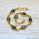 Labradorite 925 Sterling Silver Bracelet (GBR-614) Labradorite 925 Sterling Silver Bracelet (GBR-614)