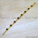 Black Onyx 925 Sterling Silver Bracelet (GBR-619) Black Onyx 925 Sterling Silver Bracelet (GBR-619)