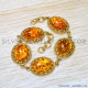 Amber 925 Sterling Silver Bracelet (GBR-621) Amber 925 Sterling Silver Bracelet (GBR-621)