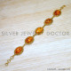 Amber 925 Sterling Silver Bracelet (GBR-621) Amber 925 Sterling Silver Bracelet (GBR-621)