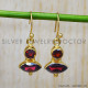 Garnet 925 Sterling Silver Earrings (GE-551) Garnet 925 Sterling Silver Earrings (GE-551)