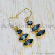 Mystic Topaz 925 Sterling Silver Earrings (GE-553) Mystic Topaz 925 Sterling Silver Earrings (GE-553)