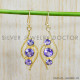 Amethyst 925 Sterling Silver Earrings (GE-554) Amethyst 925 Sterling Silver Earrings (GE-554)