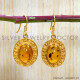Amber 925 Sterling Silver Earrings (GE-579) Amber 925 Sterling Silver Earrings (GE-579)