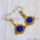 Lapis Lazuli 925 Sterling Silver Earrings (GE-594) Lapis Lazuli 925 Sterling Silver Earrings (GE-594)