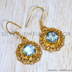 Green Amethyst 925 Sterling Silver Earrings (GE-602) Green Amethyst 925 Sterling Silver Earrings (GE-602)