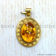 Amber 925 Sterling Silver Pendant (GP-572) Amber 925 Sterling Silver Pendant (GP-572)